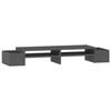 VidaXL Monitor Stand Grey 100x27.5x15 Cm Solid Pine Wood 813971