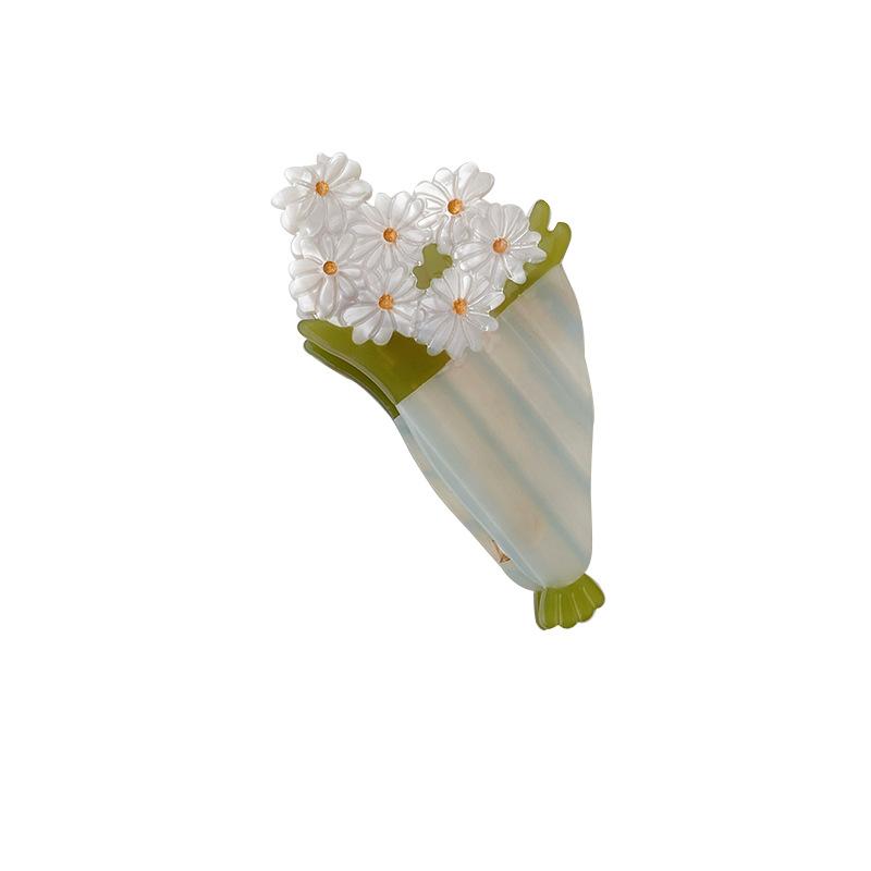 Bouquet Daisy Charming Hair Clutch Clip For Women Ideal For Simple And Beautiful Updos