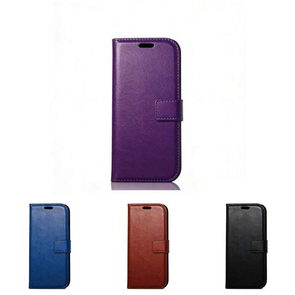 Samsung S18 Flip Wallet Phone Case With Drop Protection And Card Slots For Business Use