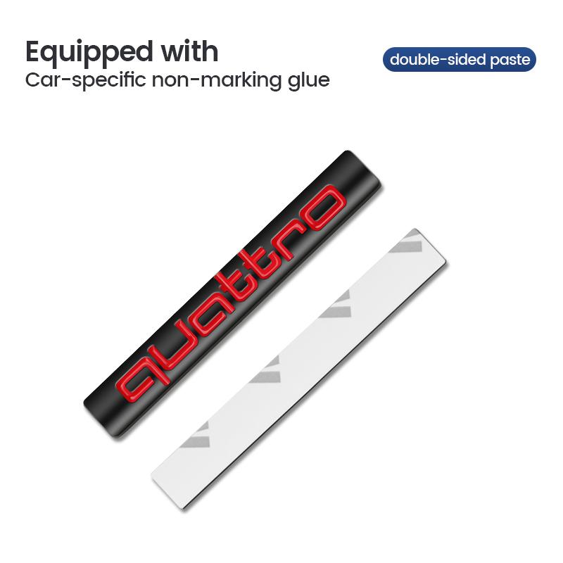1pc 3D Metal Car Styling Badge Sticker Side Fender Rear Trunk Emblem Decals High-Quality Automotive Exterior Accessories