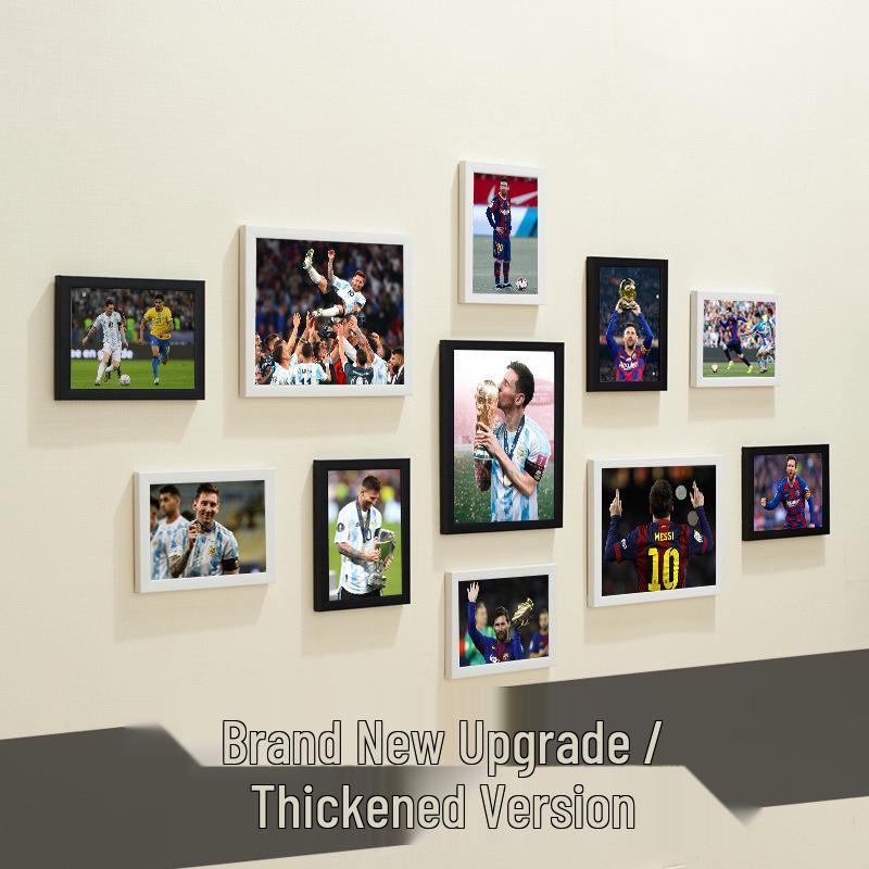 Argentina World Cup Champion Messi Poster - Living Room Decor, Sofa Background Art, Football Wall Photo