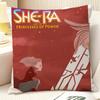Cartoon S-She-Ra And The Princesses Of Powers Natural Linen Organic Fabric Double-Sided Printing Sofa Home Decor Pillow Case