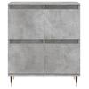 Vidaxl Chest of Drawers, Concrete Grey, 60X35X70 Cm, Wood-Based Material