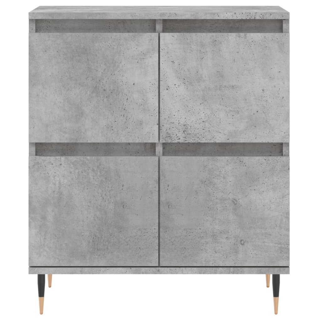 Vidaxl Chest of Drawers, Concrete Grey, 60X35X70 Cm, Wood-Based Material