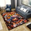 Firefighter Carpet Rug for Living Room Bedroom Home Sofa Decoration,Kids Play Non-slip Floor Mat