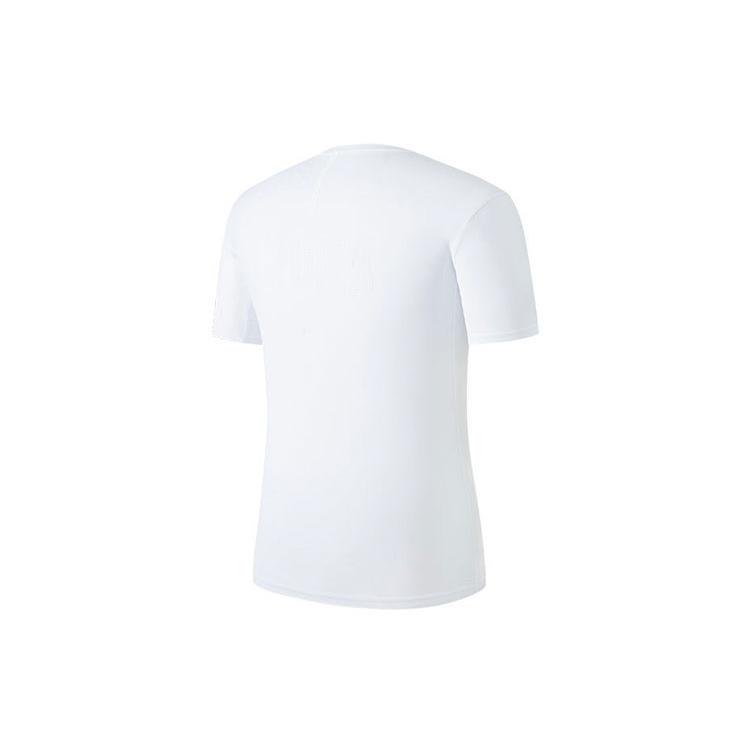 ANTA T Shirts Men's White Crew Neck Moderate Straight Fit 152150103-1