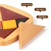 Montessori Holzspielzeug Holzpuzzlespiel für Kinder Tangramms Brainstorming Vorschule Frühes Lernen Kinder Logisches Denken