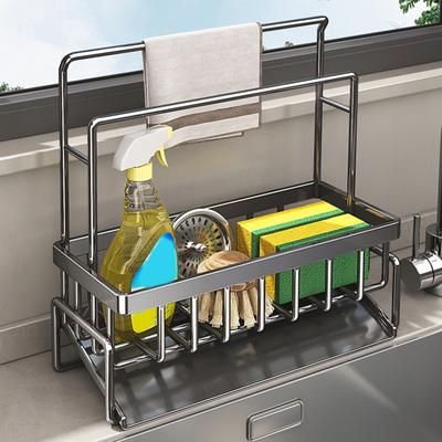 Portasapone da Cucina Porta Spugne Grande Capacità Antiruggine Autosvuotante Multiuso