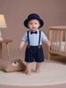 Tenue pour le premier anniversaire d'un petit garçon - Costume deux pièces d'été
