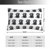Black Labrador Retriever Rectangle Pillowcase Cushion Cover Decorative Bedroom Bed Home Comfort Throw Pillow