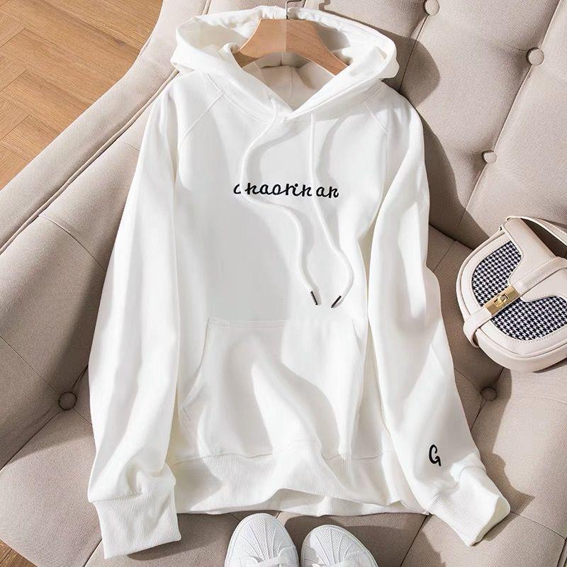 2025 Autumn Women's Trendy Korean Loose Casual Hoodie Sweatshirt