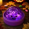 Soft Squeeze Toys Halloween Stress Relief Dumpling Toy with Steamer Glitter Ball Fidget Toy Anxiety Relieving Steamed Bun for Holiday Gift