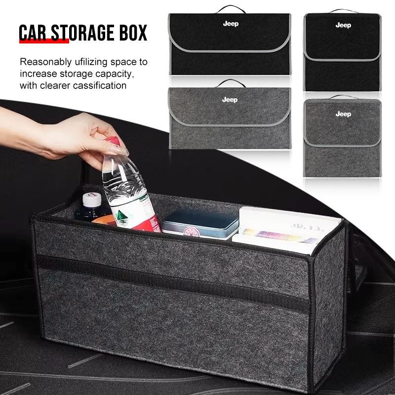 Scatola Organizer Borsa Portaoggetti Grande Capacità per Bagagliaio Auto Custodia per Attrezzi per Jeep Grand Cherokee WJ WK WK2 Wrangler TJ JK 2 4 Porte
