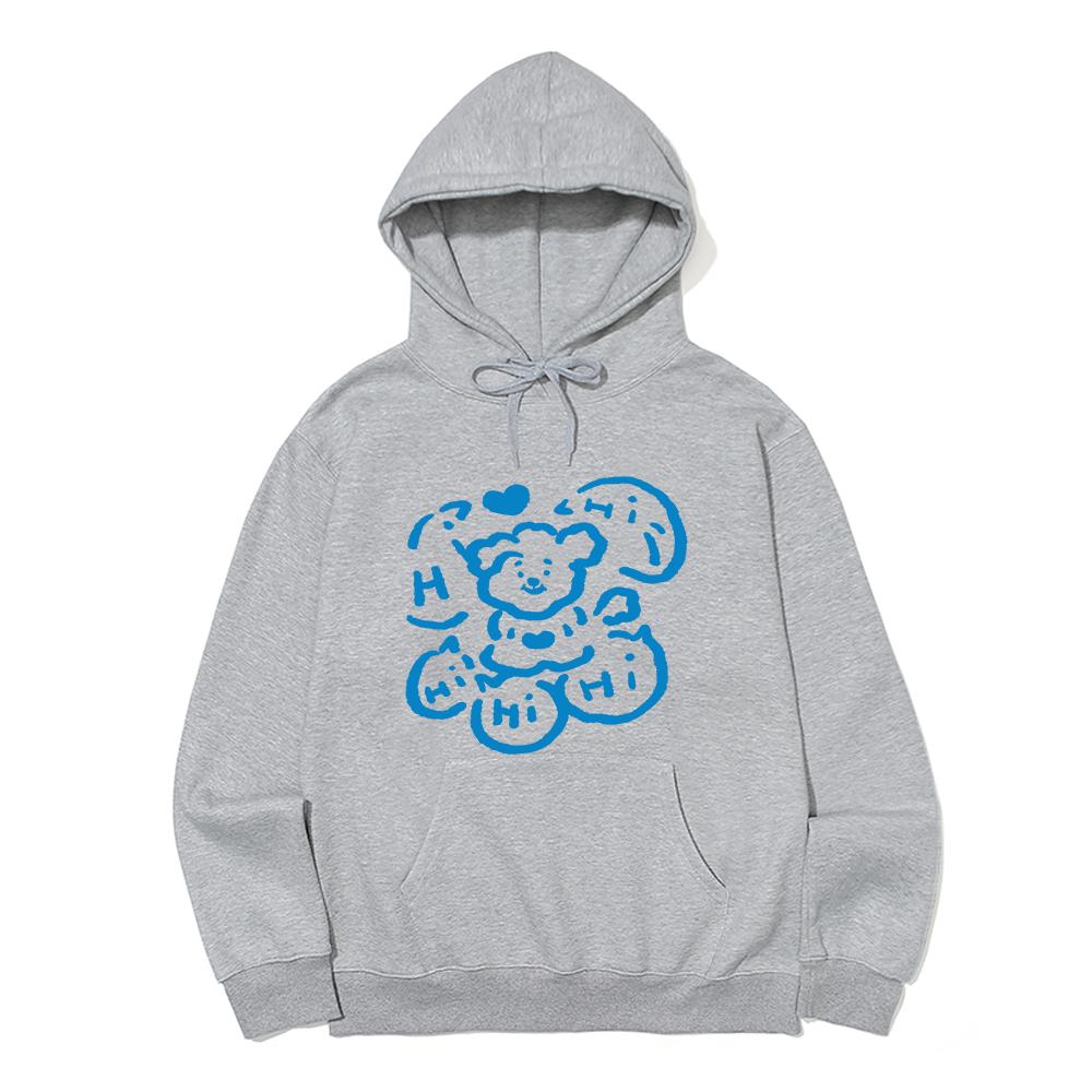 Awesome Us Hi Hi Hi Puppy Hoodie_3 Color Black/Xl