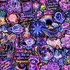 10/30/50pcs Cute Funny Cartoon Neon Graffiti Stickers Aesthetic Decals DIY Laptop Scrapbook Phone Case Diary Decoration Sticker