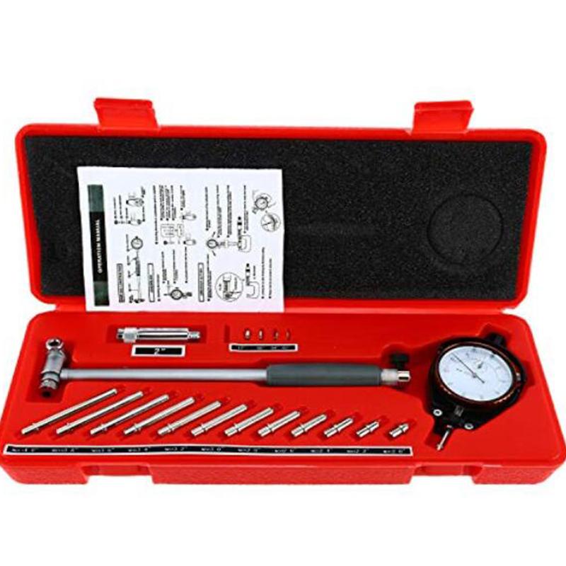 2" - 6" 0.001" Deep Engine Hole Measurement 50-160mm 0.01mm Dial Bore Indicator Gauge