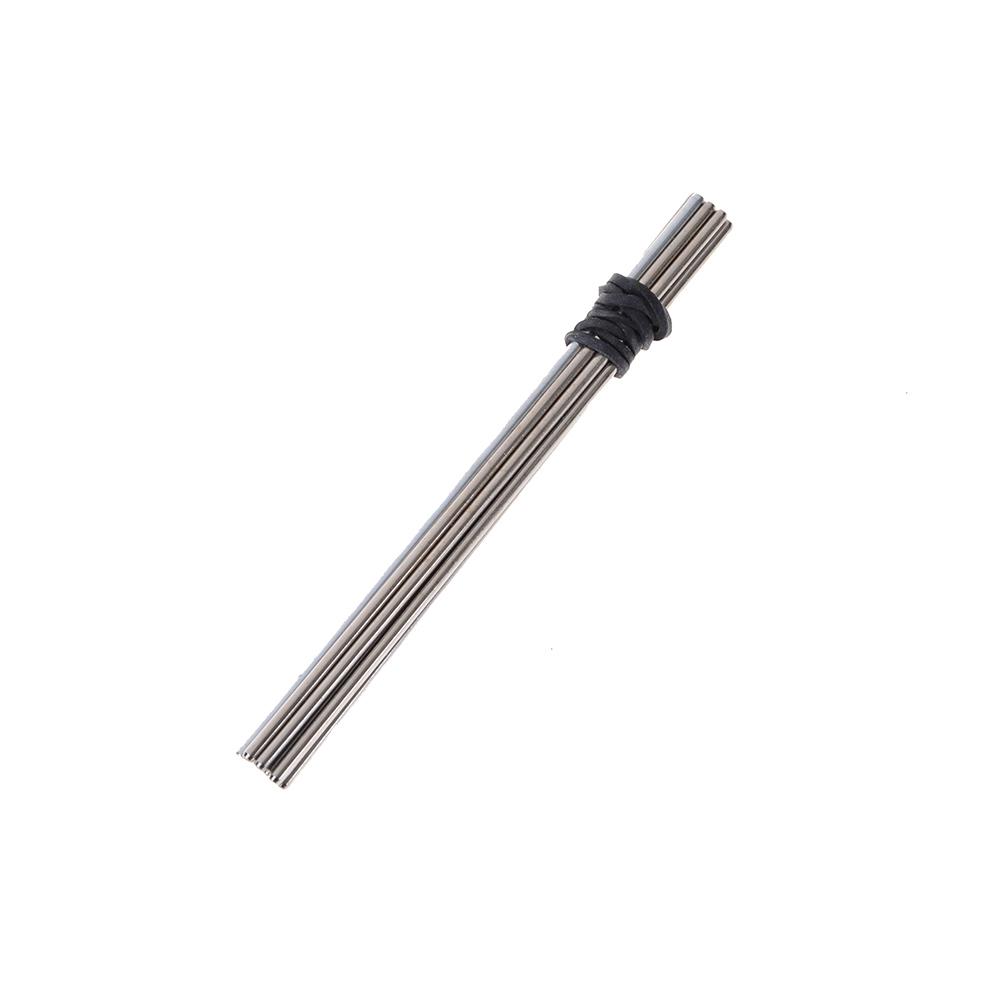 10Pcs 2*100mm Metal Model Axle Gear Shaft Diameter 2mm DIY Toy Car Accessories