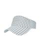 Five Hours Gingham Check Sunvisor _ Gray