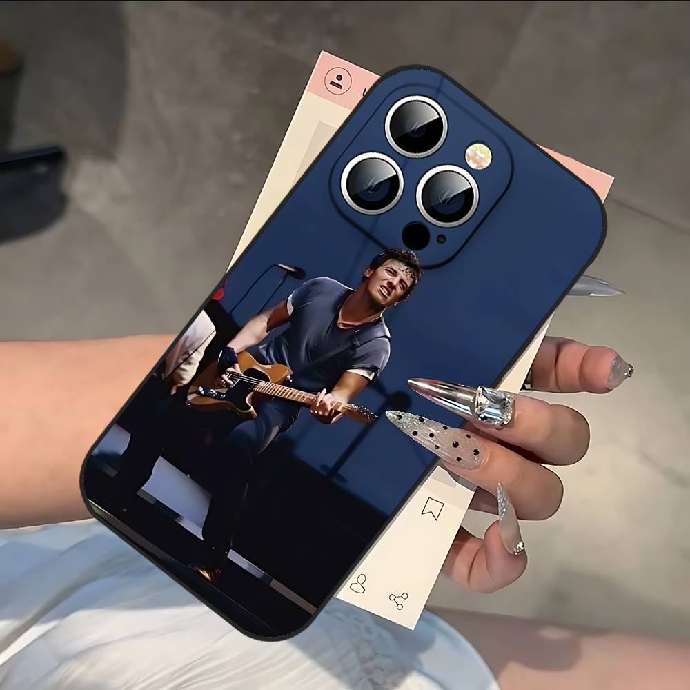 Guitarist R-Bruce Springsteen Phone Case Black Phone Case That Fits For IPhone 17,16,15,11,13,14 Pro Max,Plus,X,Xr,Xs Max,13Mini