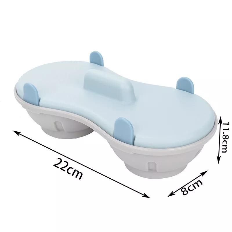 1Pc Double Cup Microwave Eggs Poacher Cookware Cooker Egg Boiler Steamer Maker Poach