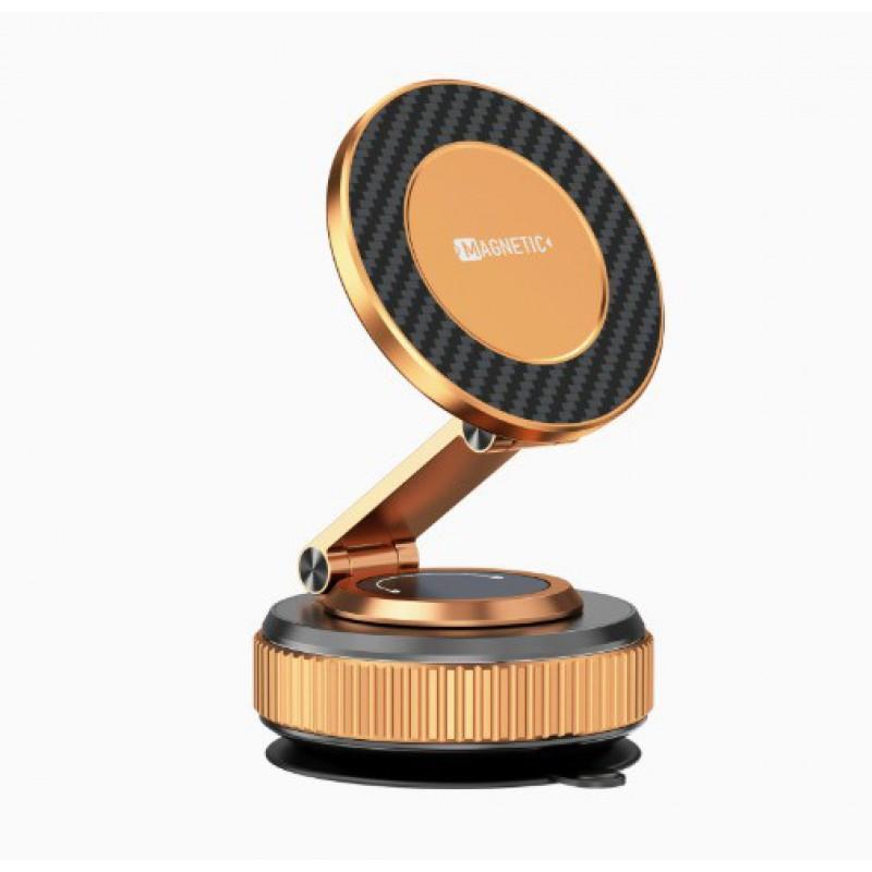 Car Phone Mount With 360 Rotation Foldable Design Suction Cup Dashboard Windshield Universal Magnetic Smartphone