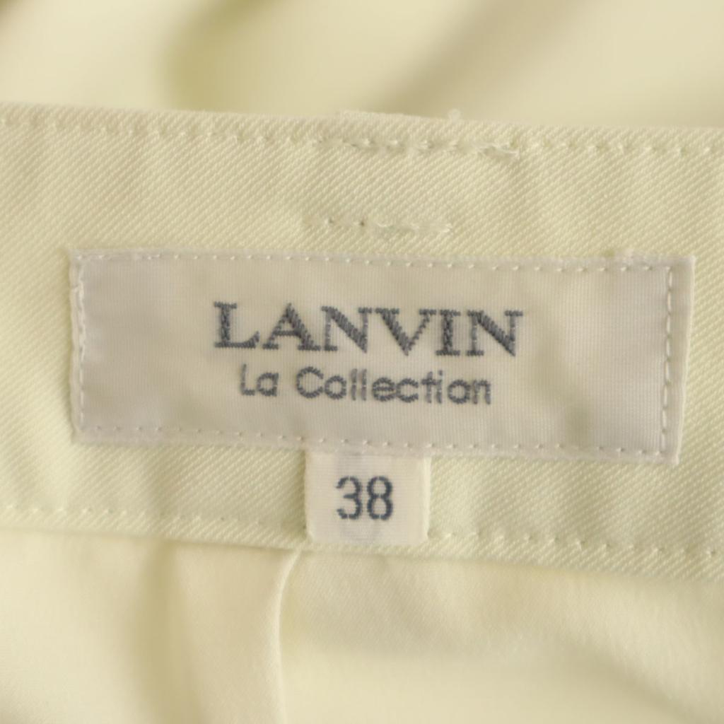 LANVIN LA COLLECTION Made In Japan Long Pants 38 Ivory Women Used
