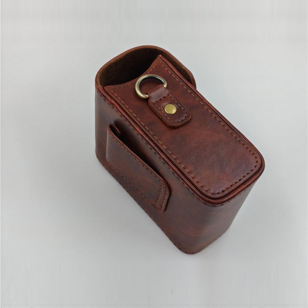 PU Leder Kameratasche für Canon SX740HS SX730 G7X2 G7X3 G9X Sony ZVE10 ZV1 RX100 ZV1F ZV1II RICOH GR II GR III GRIII X