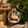 Personalisierte Weihnachtsgeschenkideen Beleuchtete Kugeln, 3D-Miniatur-Szene zum Aufhängen mit warmem LED-Licht, Einzigartige Souvenir-Geschenke, Klares Acryl