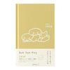 Midori Book-Style Diary, 2026, B6 Weekly, Dog Print, Yellow, 22379006 (Starts January 2026)