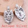 Tiger Lion Wolf Fox Charms Pendant For Bracelet Necklace Jewelry Making Craft Findings