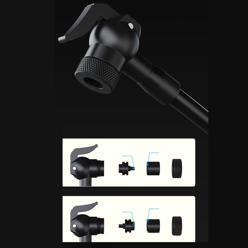 Tire Inflator Tire Inflation Tank 200PSI Portable Tyre Compressor Vacuum Inflator For Mountain Road Bicycles Women Men Bicycles