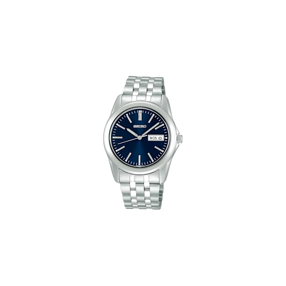 

Seiko Selection SCXC011 Men s Unisex Quartz Watch Blue Dial Stainless Steel Date Day Calendar