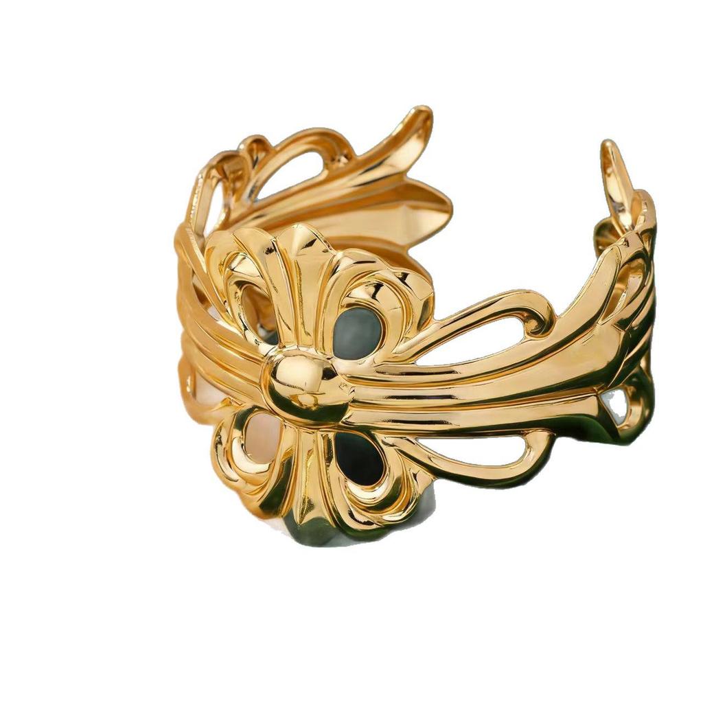 Bestselling Trendy Hollow Flower Bracelet & Ring Set for Women