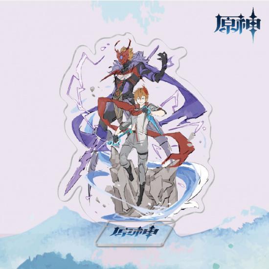 

Товары из аниме-игр Sunny Day Barbara Genshin Impact Акварельные акриловые подставки для украшения 29