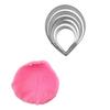 Artistic Cake Decorating Molds and Cutter with Peony/Roses Petals Stainless Steel Baking Mould Baking Tool Set