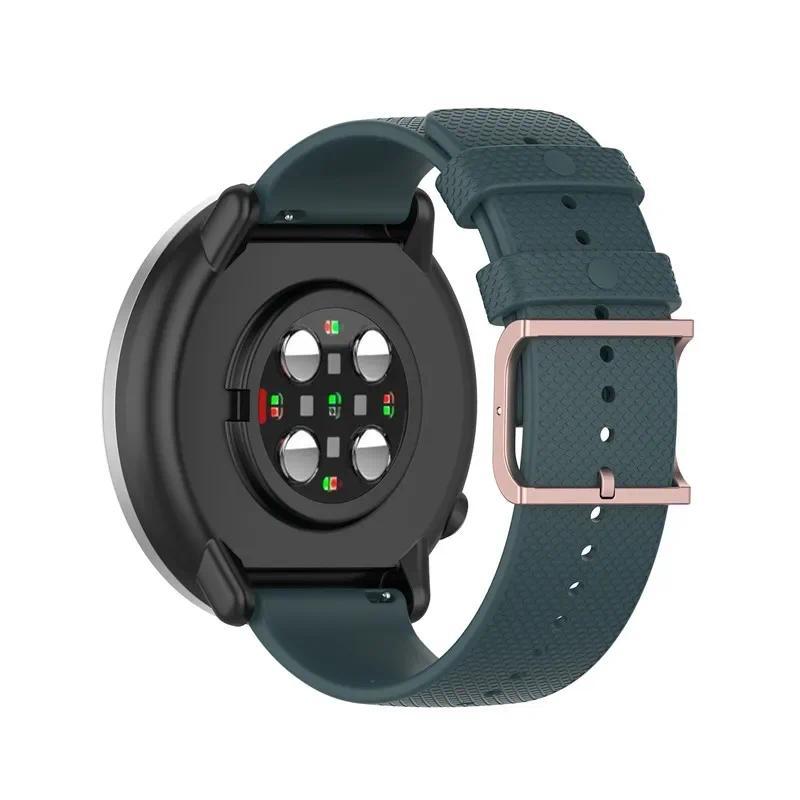 For Samsung Galaxy Watch 3/46mm/42mm/Active 2/Gear S3 Frontier Silicone Bracelet Huawei Watch GT/2/2E/Pro Strap