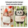 Waterproof Oil-Proof Household Apron Hand-Wiping Design Adjustable Shoulder Strap with Pocket for Cooking Baking Dishwashing