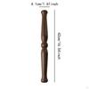 Wooden Tai Chi Ruler Short Stick 16.5x1.6inch for Fitness Qigong Accessories