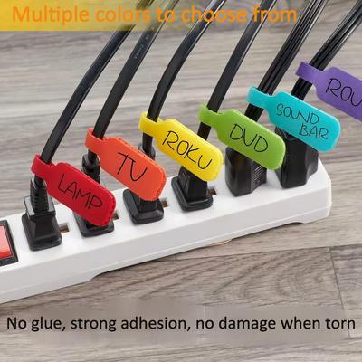 Colored Cable Ties for Cable Marking, Organization, and Identification, Durable and Easy To Use, Capable of Writing