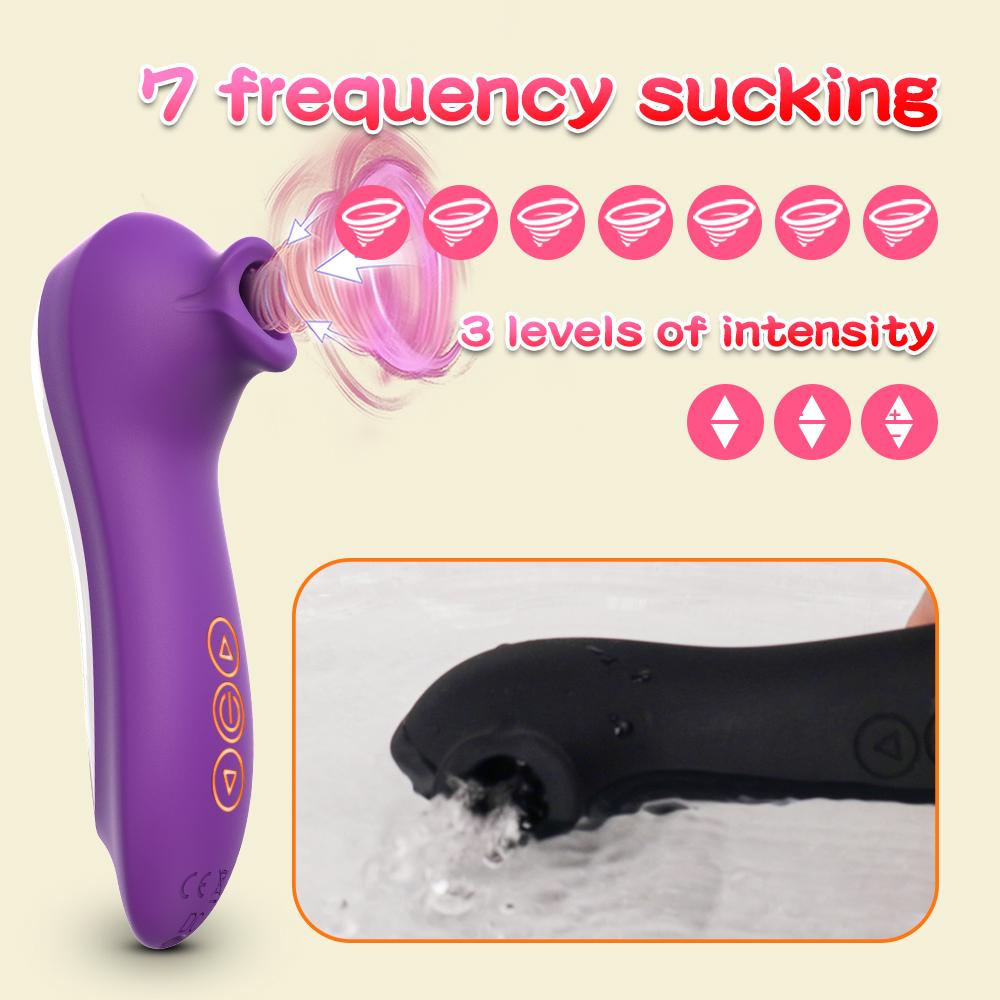Mini Sucking Vibrator Female Clitoral G-spot Vagina Masturbator Oral Vacuum Nipple Massager Sex Toys Adults Goods for Women 18