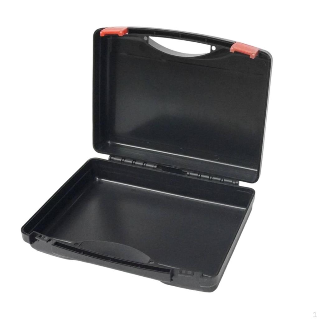 Empty Tool Case Handheld Hard Plastic Compact Shockproof for Technicians,