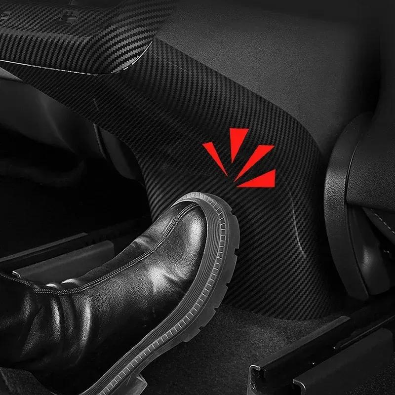 Car Rear Air Condition Outlet Vent Frame Trim For Tesla Model Y Model 3 2024 Anti-Kick Cover Accessories