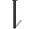 Dining Table Legs Adjustable Table Legs 4 Pcs Black 710 Mm