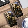Jewel like brilliance For Samsung A 01 52S A04 A05S A10 A12 A13 22 23 24 36 42 M02 Note 10 20Ultra 8 9 Golden glass phone case