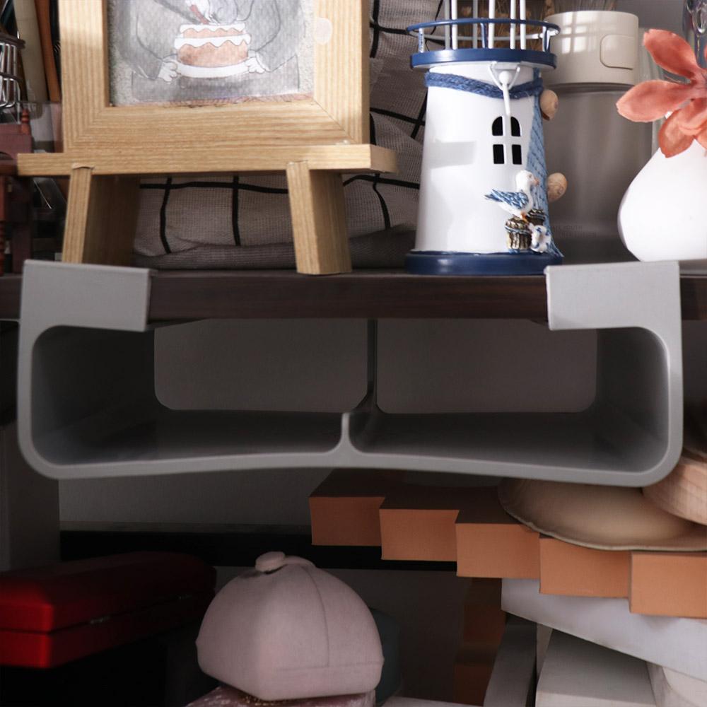 No-Punch Tinfoil Organizer Plastic Hanging Cabinet Storage Shelf Cling Film Organizer  Kitchen