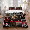 Halloween Horror Poster Collage Print 3Pcs Bedding Setduvet Cover With 2 Bedropillowcase Home Birthday Gift