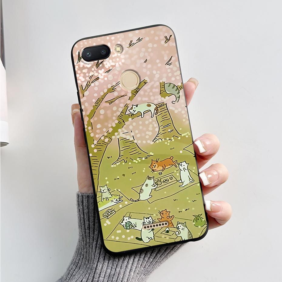 For Xiaomi Redmi 6 Case Redmi 6A Cute Cartoon Frog Back Cover Silicone Soft Phone Case For Xiaomi Redmi 6 6A Redmi6 Coque Bumper