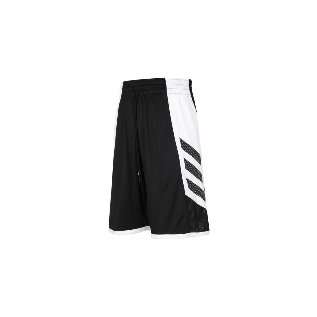 Adidas Basketball Shorts Men's Black Moderate Straight Fit Pants FH7947-