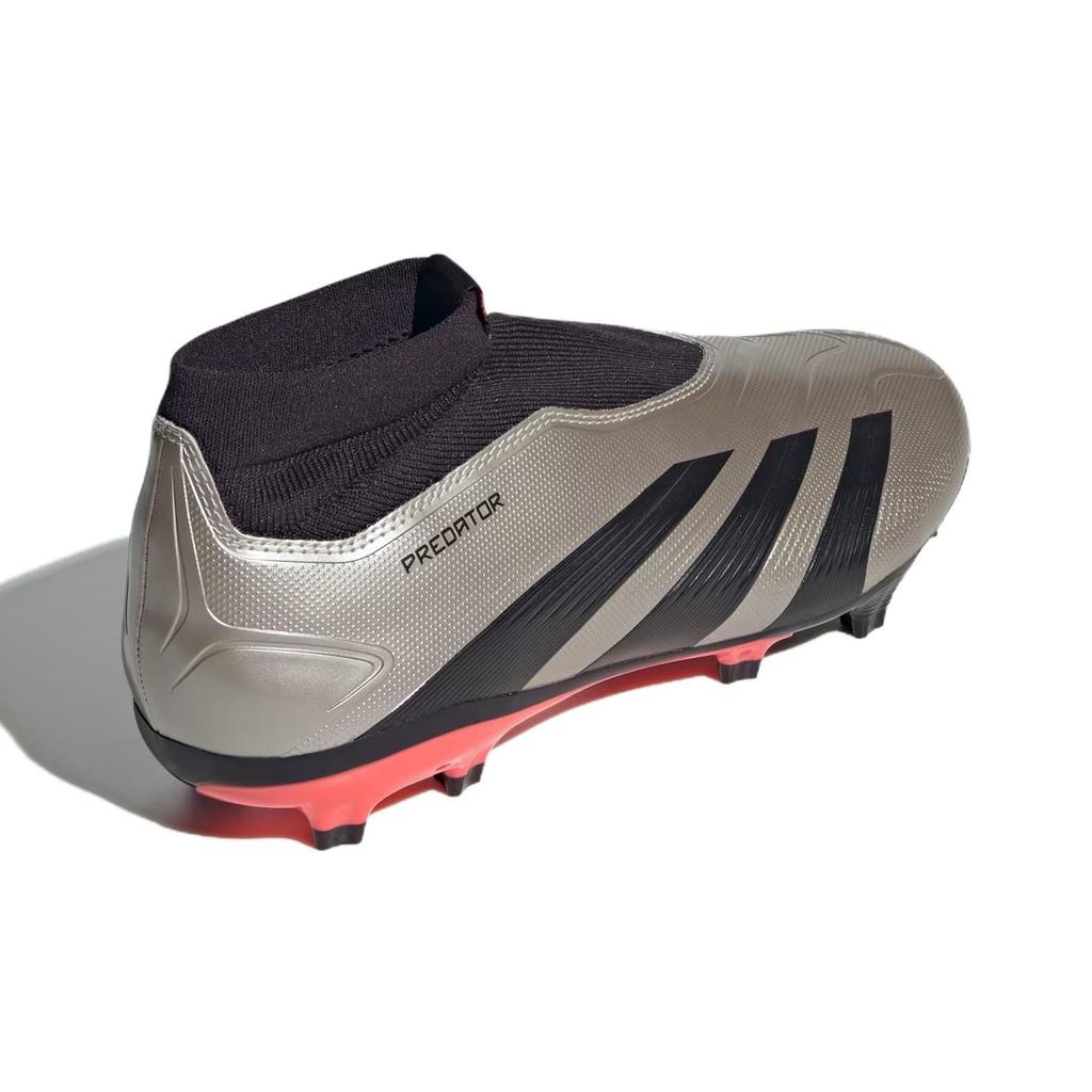 Adidas Predator 24 League Laceless FG Vivid Horizon Pack Unisex Sneakers Grey Platinum-Metallic Aurora-Black IF6331
