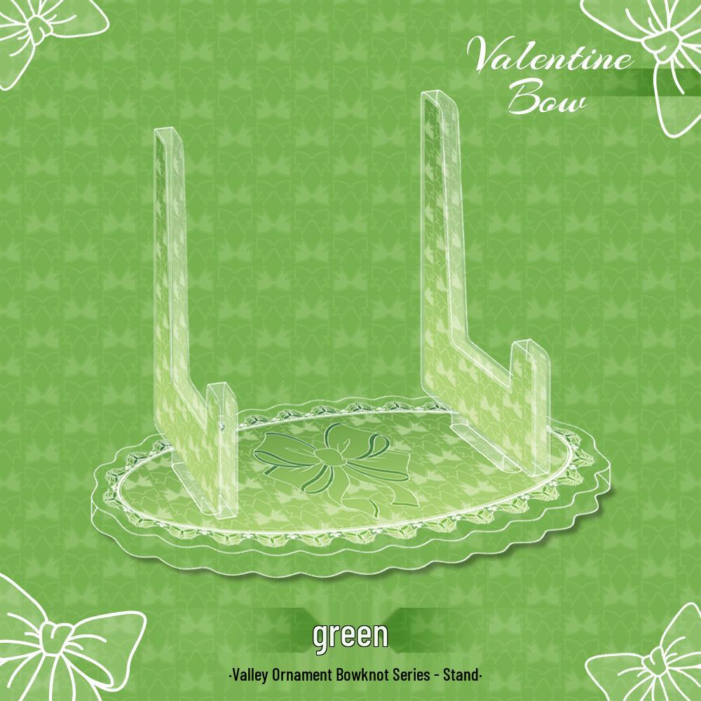Gumi Gushi Bow Knot Acrylic Card Sleeve Display Stand Bow Knot Stand